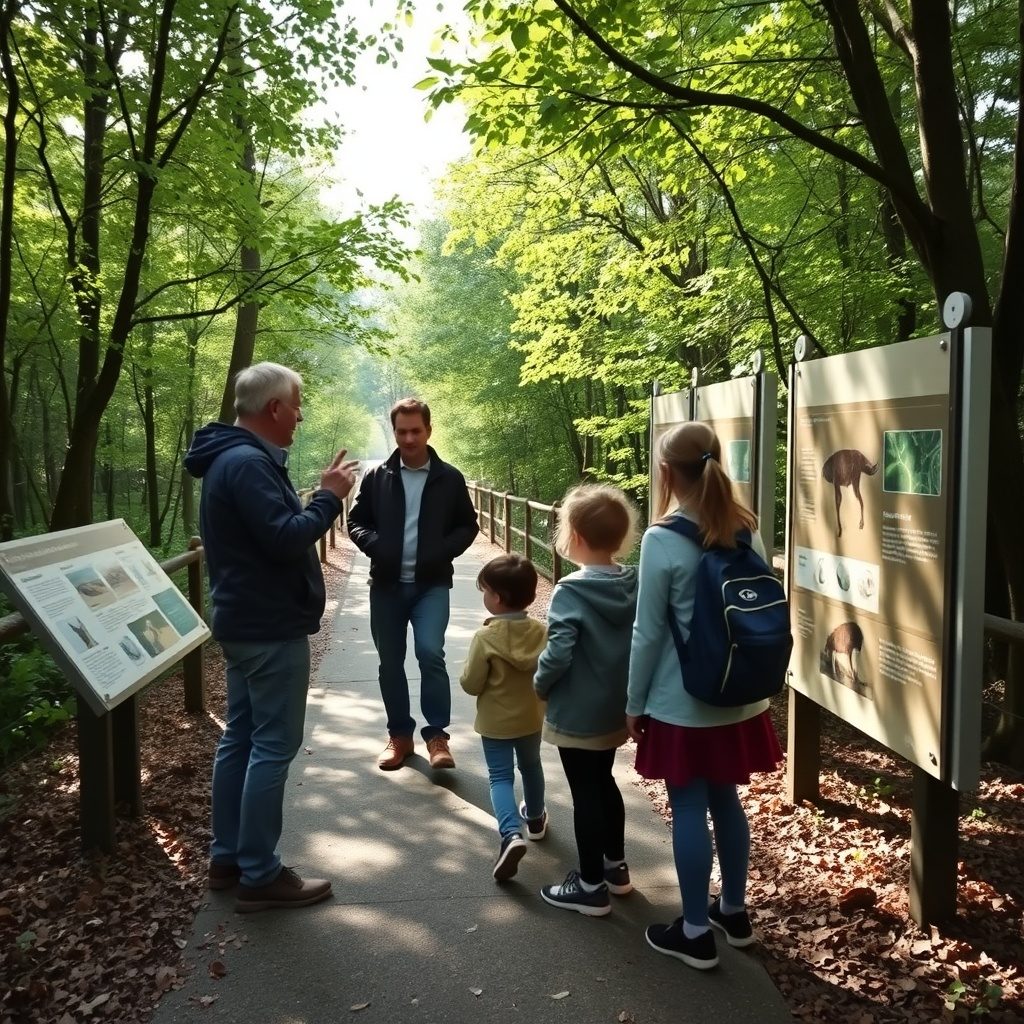 Guided nature trail experience